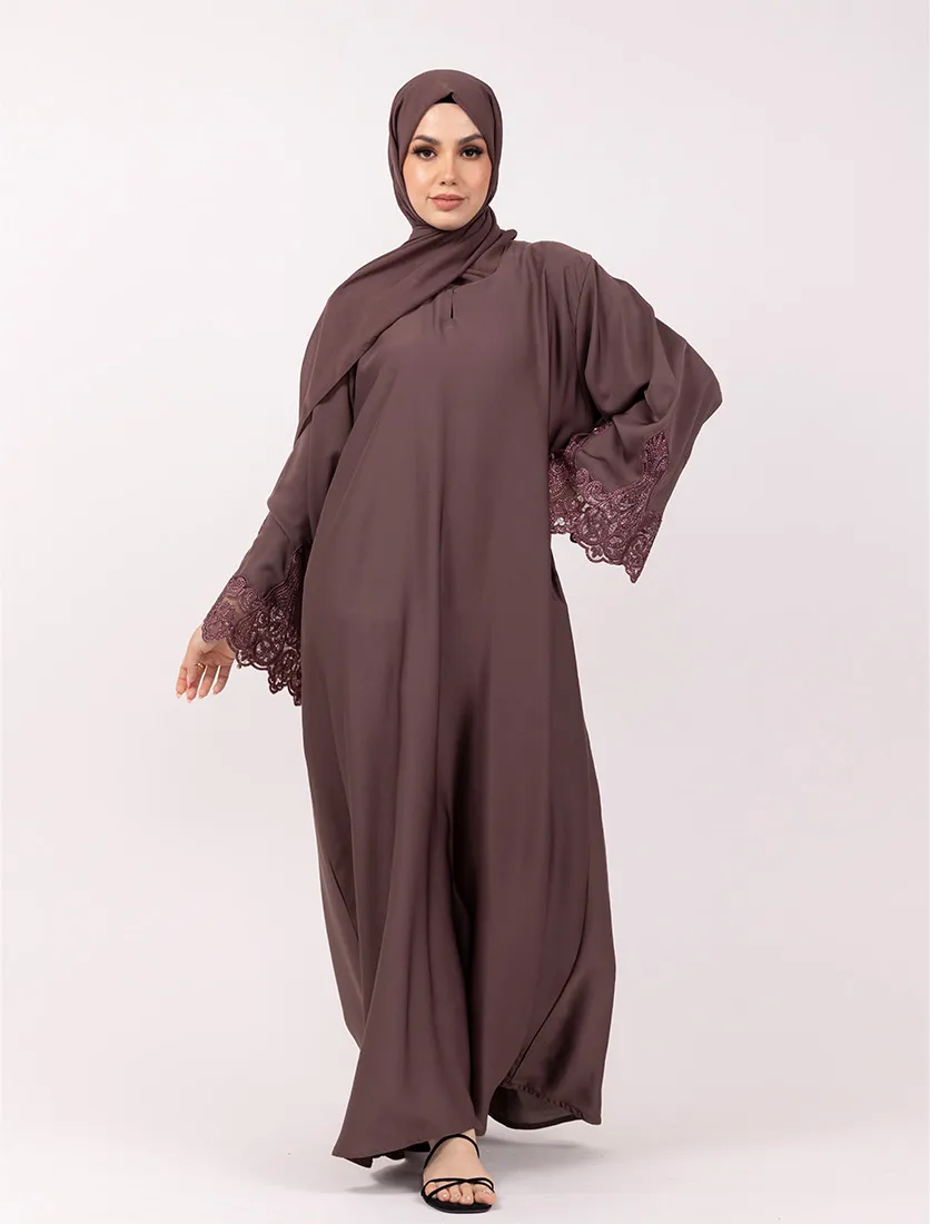 Mauve Rimsha Abaya